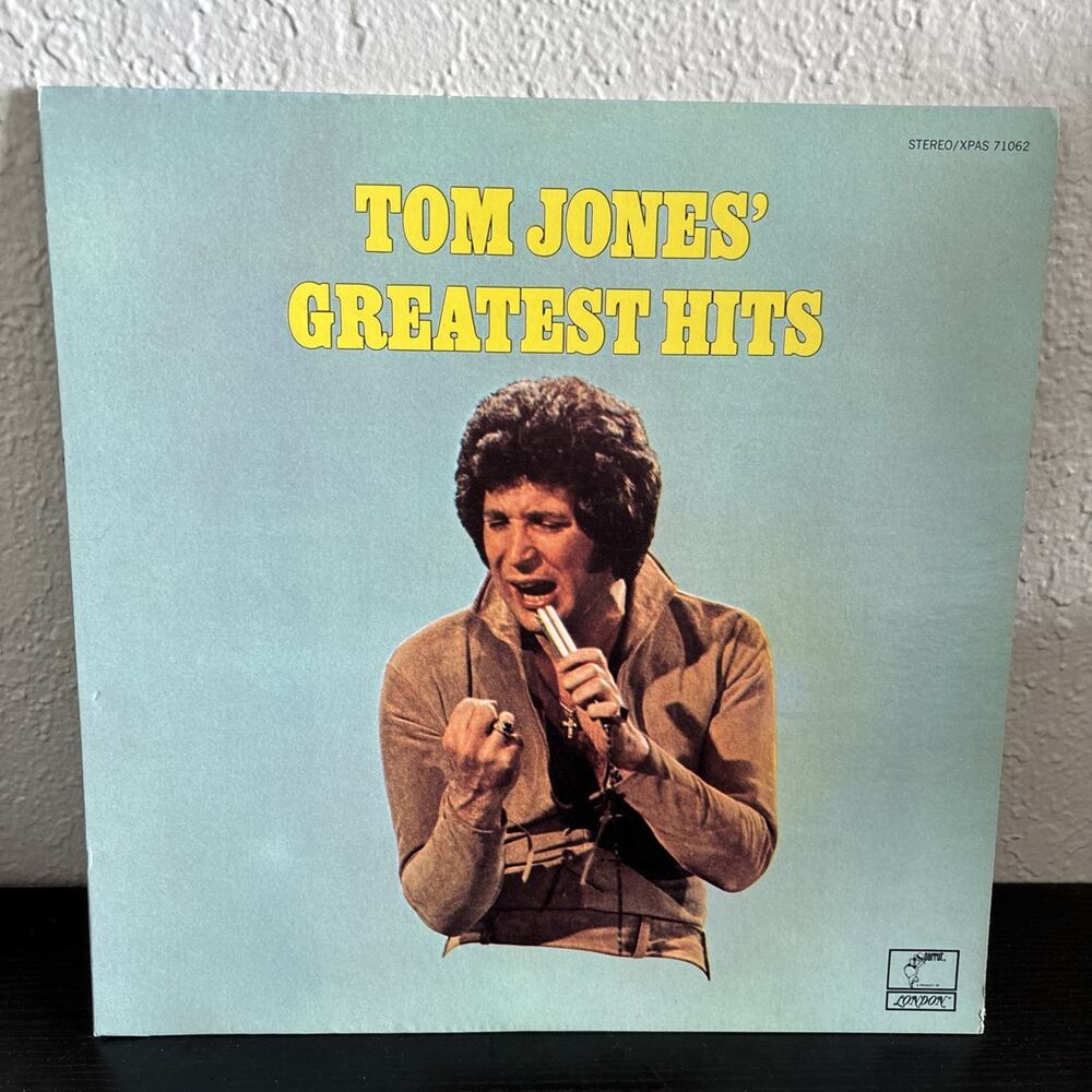 TOM JONES GREATEST HITS VINYL LP RECORD 1973 LONDON RECORDS INC XPAS 71062